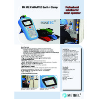 Metrel MI3123 SMARTEC Earth Tester - Datasheet