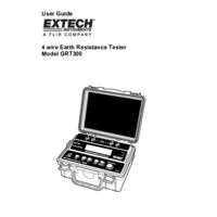 Extech GRT300 4 Wire Earth Ground Resistance Tester Kit - User Manual