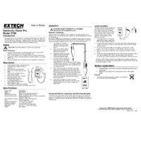Extech CT20 Remote and Local Continuity Tester - User Manual