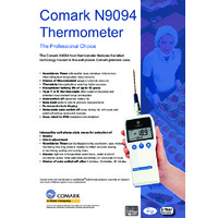 Comark N9094 Waterproof Food Thermometer - Datasheet