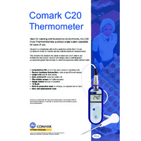 Comark C20 Food Thermometer - Datasheet