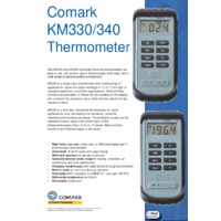 Comark KM430 Dual Input Type K Thermometer - Datasheet