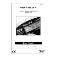 LCR40 Peak Atlas LCR Composants passifs Analyseur LCR 40 jpst 004 facture de TVA pm30