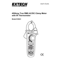 Extech EX623 Clamp Meter - User Manual