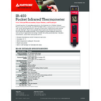Amprobe IR-450 Mini IR Thermometer - Datasheet