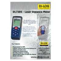 DiLog DL7205 Laser Distance Meter - Datasheet