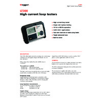 Megger LT300 High Current Loop Tester - Datasheet
