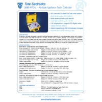 Time Electronics 5080 Calibrator - Datasheet