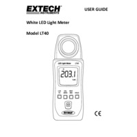 Extech LT40 LED Light Meter - User Manual