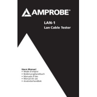 Amprobe LAN1 LAN Cable Tester - User Manual
