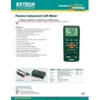 Extech LCR200 Passive Component LCR Meter - Datasheet