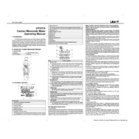 UNI-T UT337A Carbon Monoxide Meter - User Manual