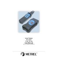Metrel MI 2093 Line Tracer - User Manual