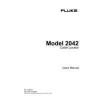 Fluke 2042 Cable Locator - User Manual