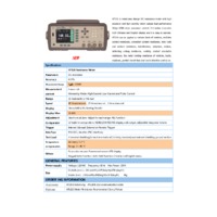 Applent AT516DC Resistance Meter - Datasheet