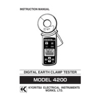 Kewtech KEW4200 Clamp Meter - User Manual