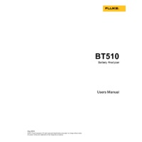 Fluke BT510 Battery Tester - User Manual
