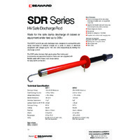 Seaward SDR Series HV Discharge Rods - Datasheet