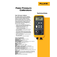 Fluke 718 Pressure Calibrator - Datasheet