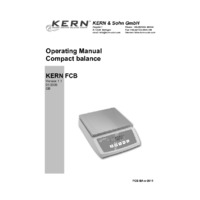 Kern FCB Series - User Manual