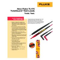 Fluke TL175E TwistGuard Test Leads - Datasheet