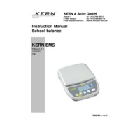 Kern EMS Precision Balance - Operating Instructions
