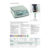 Kern CPB Professional Counting Scales - Datasheet