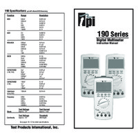 TPI 194 Digital Multimeter - User Manual