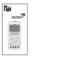 TPI 196 Digital Multimeter - User Manual