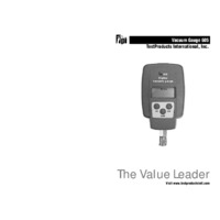 TPI 605 Vacuum Gauge - User Manual