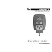 TPI 608 Manometer - User Manual