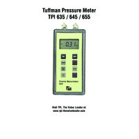 TPI 645 Manometer - User Manual