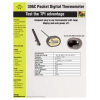 TPI 306C Penetration Thermometer - Datasheet