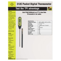 TPI 312C Thermometer - Datasheet