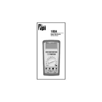 TPI 183A Digital Multimeter - User Manual