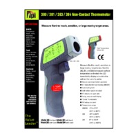 TPI 384A High Temperature Infrared Thermometer - Datasheet