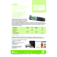 FilesThruTheAir EL-USB-1 EasyLog USB Temperature Datalogger - Datasheet