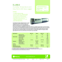 FilesThruTheAir EL-USB-2 Temperature & RH Datalogger - Datasheet