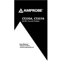 Amprobe CT235A AC and DC Current Clamp - User Manual