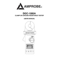 Amprobe DGC-1000A Earth Resistance Clamp Meter - User Manual