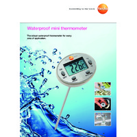 Testo 05601113 Mini Waterproof Penetration Thermometer - Datasheet