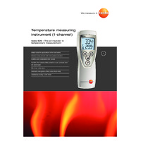 Testo 926 Thermometer - Datasheet