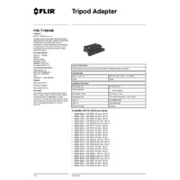 FLIR T198498 Tripod Adapter - Datasheet
