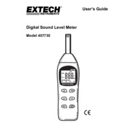 Extech 407730 Sound Meter - User Manual