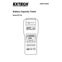 Extech BT100 Battery Tester - User Manual