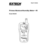 Extech MO290 Moisture Meter - User Manual