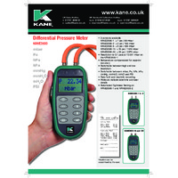 Kane 3500-5 Differential Pressure Meter - Datasheet