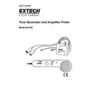 Extech 40180 Tone Generator and Amplifier Probe Kit - User Manual