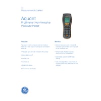 Protimeter Aquant Moisture Meter - Datasheet