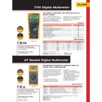 Fluke 77 IV Digital Multimeter - Datasheet